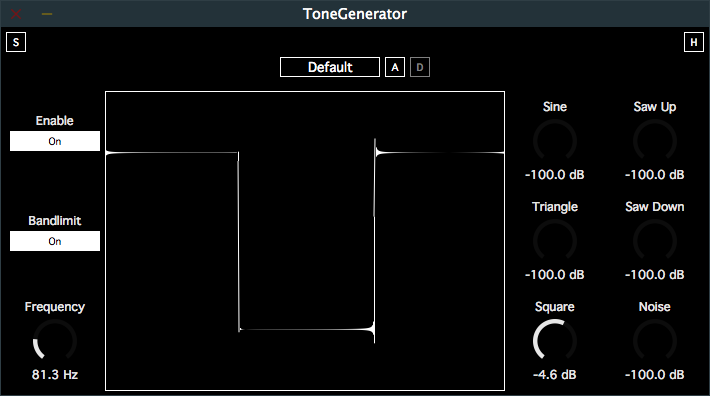 windows test tone generator